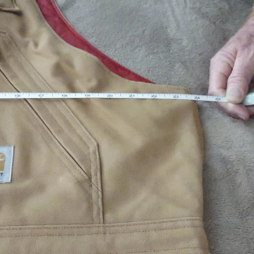 NWOTCarhartt men's bib overalls insulated,42x30 READ DETAILS! - Picture 5 of 9